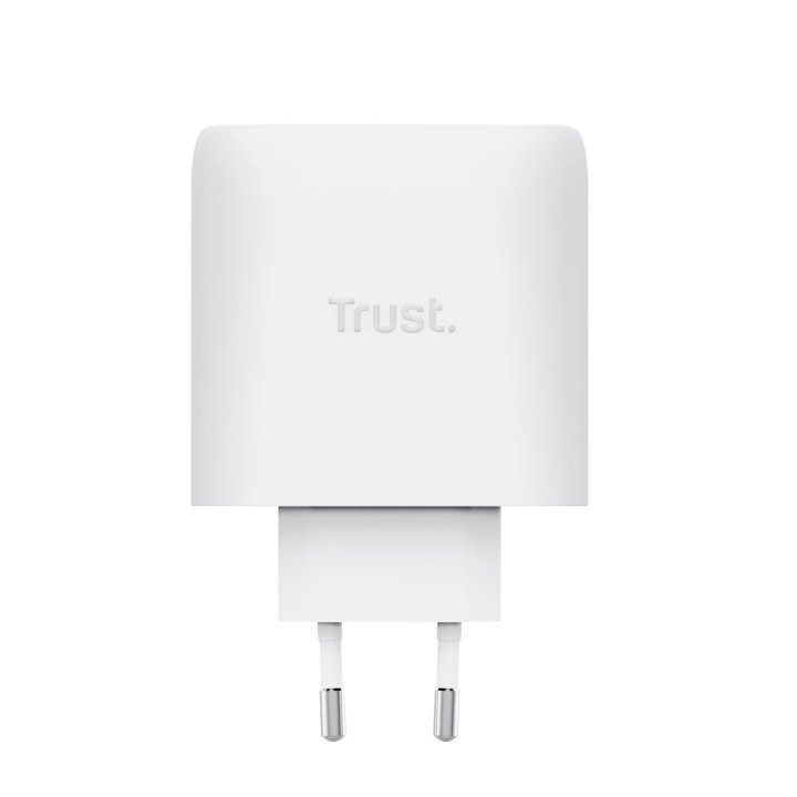 Cargador Usb Gan Trust Maxo 65w 2xusb-c Incluye Cable Usb-c 2m Color Blanco