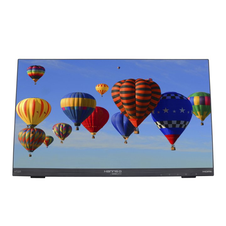 Monitor 22" Tactil Dp Hdm Vga  Usb Hanns 
300cd m²  Altavoces Vesa 100x100 Portable  Ht225hpb
