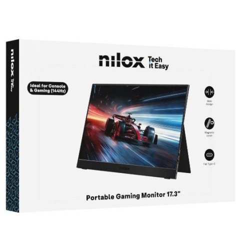 Monitor 17,3" Portable Usb-c Mini-hdmi Nilox...