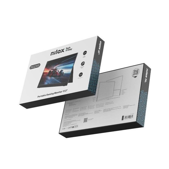 Monitor 17,3" Portable Usb-c Mini-hdmi Nilox...