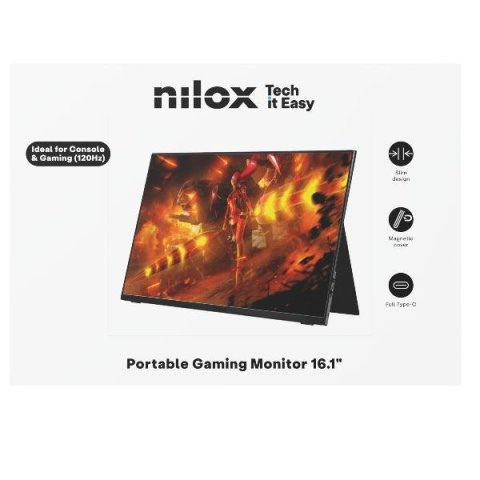 Monitor 16.1" Portable Usb-c Mini-hdmi Nilox...