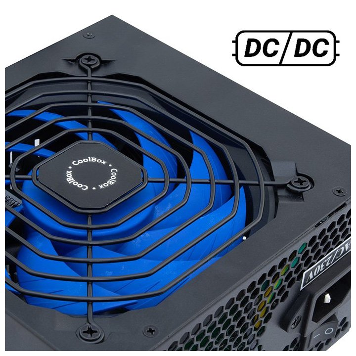 Fuente De Alimentacion Atx 550w Coolbox  Coo-fapw3-550 Powerline3 Eficiencia 85%