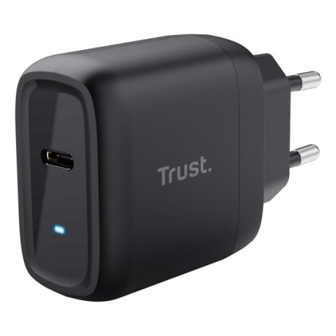 Cargador Usb Gan Trust Maxo 45w 1xusb-c Incluye Cable Usb-c 2m Color Negro