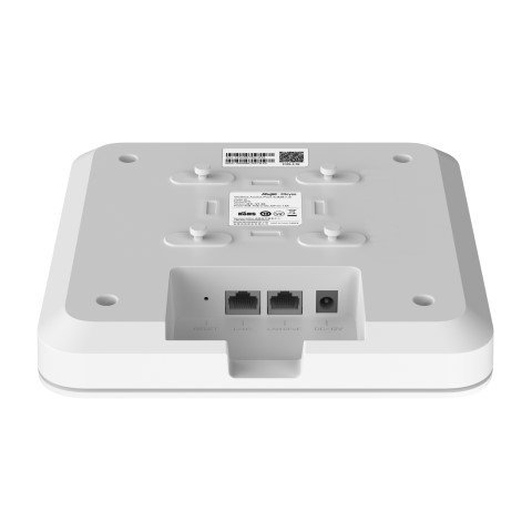 Punto De Acceso Interior Wifi 6 Ruijie Rg-rap2260(e) Ax3200 3202mbps 1x2.5gb 1xgb Poe+ Montaje Techo