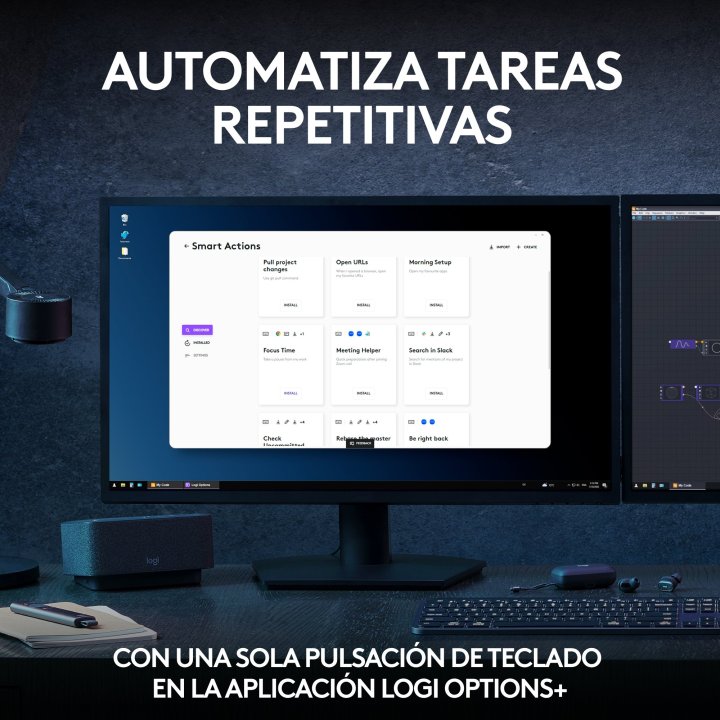 Teclado Y Mouse Logitech Wireless Y Bluetooth Mx Keys 8000dpi Color Grafito