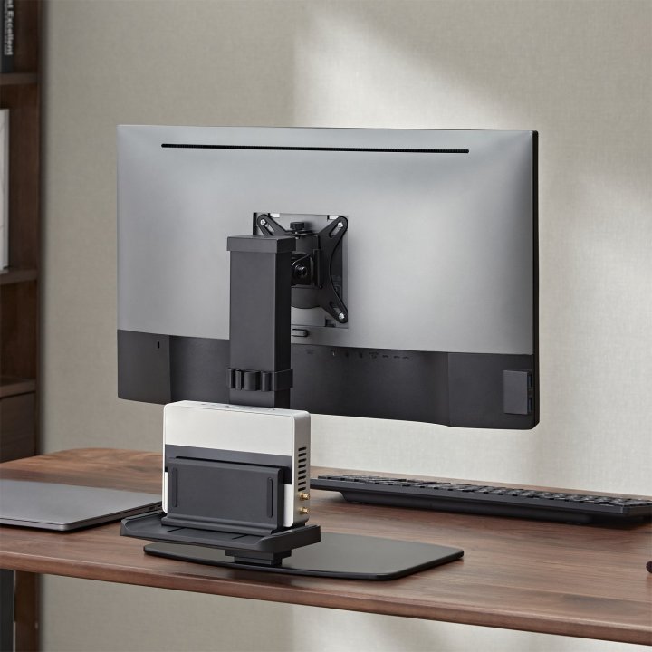 Soporte De Mesa Con Base Aisens Dt32tsr-165 Para Monitor Y Mini Pc 17-32" Giratorio Inclinable Vesa Max.100x100