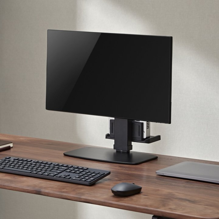 Soporte De Mesa Con Base Aisens Dt32tsr-165 Para Monitor Y Mini Pc 17-32" Giratorio Inclinable Vesa Max.100x100