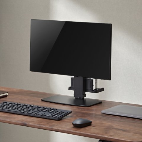 Soporte De Mesa Con Base Aisens Dt32tsr-165 Para Monitor Y Mini Pc 17-32" Giratorio Inclinable Vesa Max.100x100