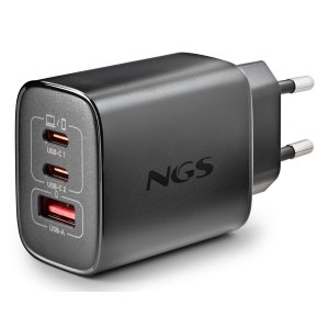 Cargador Usb Gan Ngs Era 65w 2xusb-c Pd 1xusb-a Color Negro 2