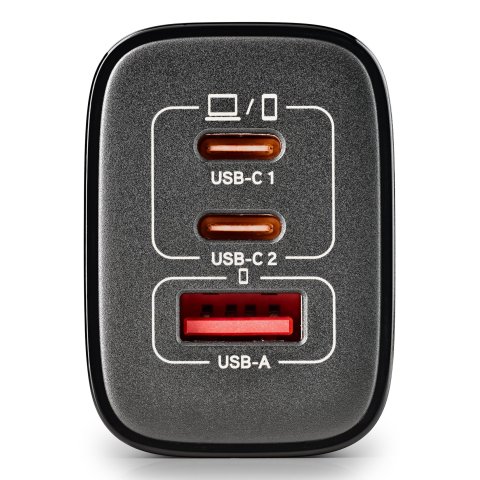 Cargador Usb Gan Ngs Era 65w 2xusb-c Pd 1xusb-a Color Negro
