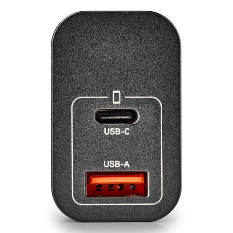 Cargador Usb Gan Ngs Era 30w 1xusb-c Pd 1xusb-a Color Negro