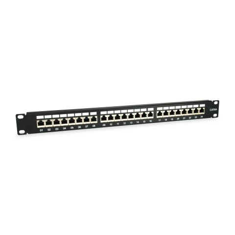 Patch Panel 24 Puertos Categoria 6a 1u Color Negro 326625