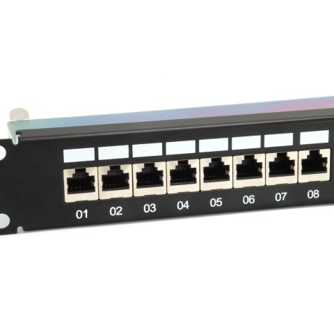 Patch Panel 24 Puertos Categoria 6a 1u Color Negro 326625