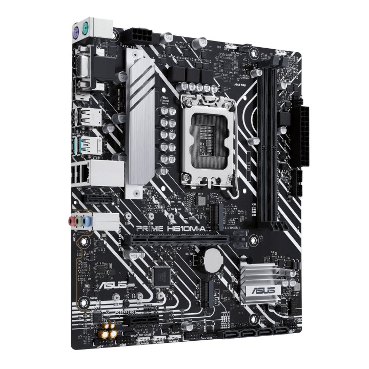 Pb Asus Prime H610m-a-csm Skt 1700 Intel Gen 12ª 13ª 14ª 2xddr5 Displayport Hdmi Vga 2xm.2