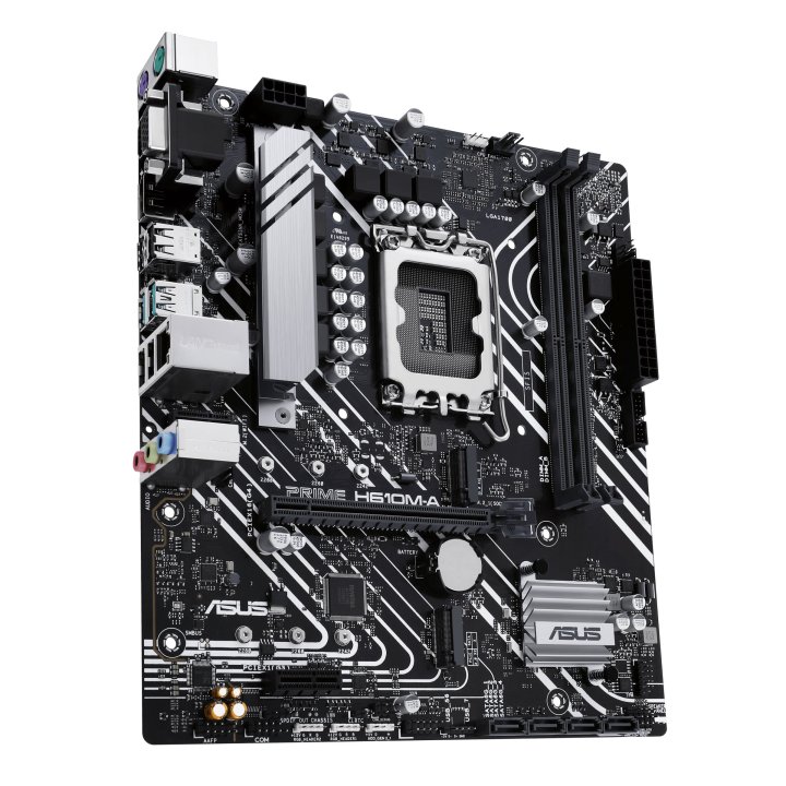 Pb Asus Prime H610m-a-csm Skt 1700 Intel Gen 12ª 13ª 14ª 2xddr5 Displayport Hdmi Vga 2xm.2