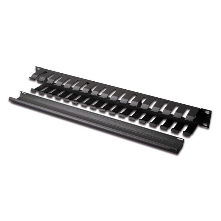 Panel De Gestion De Cables Para Rac 19" Color Negro Equip 327313