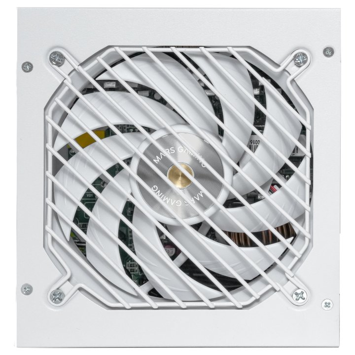 Fuente De Alimentacion Modular Mars Gaming 1200w Mpb1200psiw Atx 3.1 80 Plus Gold Pfc Activo Blanco