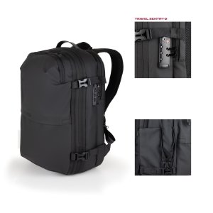 Mochila Viaje Tooq Tqbp-v101-bk Portatil 17" Compresion Vacio Bomba Aire 30-55l Negra 2