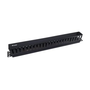Panel De Gestion De Cables Para Rack 19" Color Plastico Negro Equip 327314