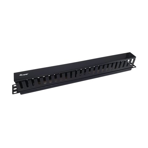 Panel De Gestion De Cables Para Rack 19" Color Plastico Negro Equip 327314