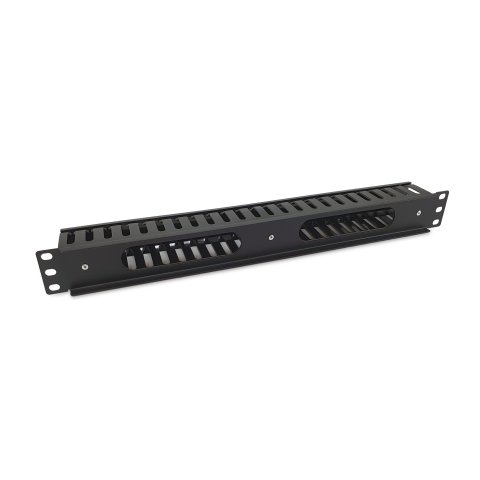 Panel De Gestion De Cables Para Rack 19" Color Plastico Negro Equip 327314
