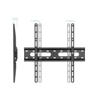 Soporte De Pared Fijo Tooq Lp1072f-b Pantalla 32-70" Max. 45kg Vesa Max. 400x400 Nivel Negro 2