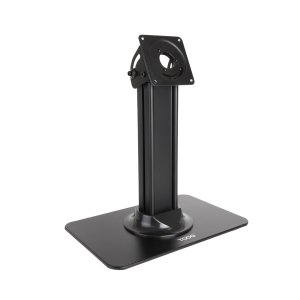 Soporte Para Tablet Tooq Tqatc2601-b Color Negro Mesa Marco Antirrobo Inclinable Vesa 75x75
