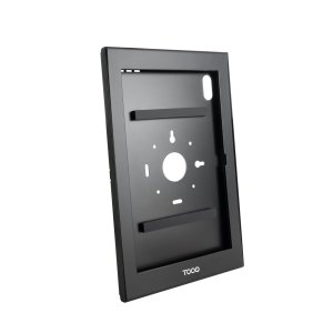 Marco Antirrobo Tablet Tooq Tqatte2601-l-b Color Negro 14,6" Vesa 75x75 Cerradura