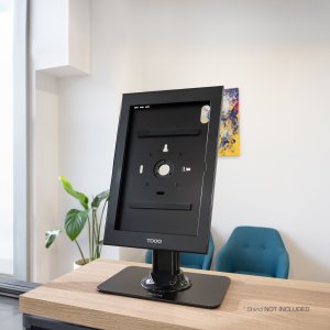 Marco Antirrobo Tablet Tooq Tqatte2601-l-b Color Negro 14,6" Vesa 75x75 Cerradura 2