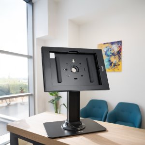 Marco Antirrobo Tablet Tooq Tqatte2601-m-b Color Negro 12,4-13" Vesa 75x75 Cerradura 2