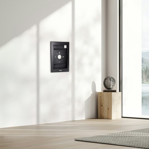 Marco Antirrobo Tablet Tooq Tqatte2601-m-b Color Negro 12,4-13" Vesa 75x75 Cerradura