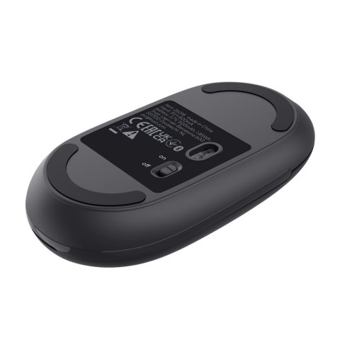 Mouse Trust Wireless Seron Hypscroll Slim 400-2400dpi 6 Botones Recargable Fsc Grs Negro