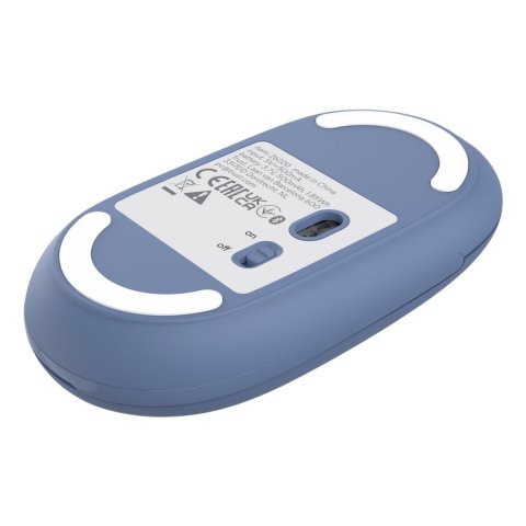 Mouse Trust Wireless Seron Hypscroll Slim 400-2400dpi 6 Botones Recargable Fsc Grs Azul
