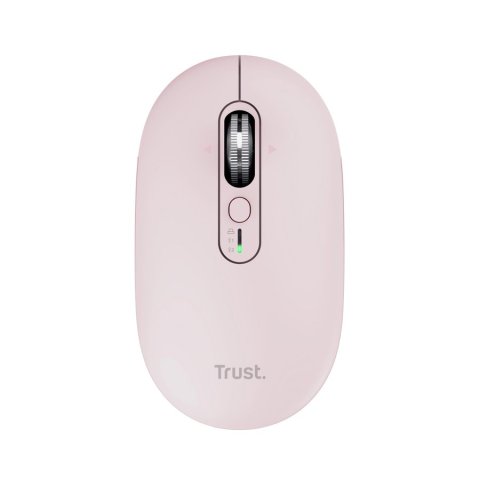 Mouse Trust Wireless Seron Hypscroll Slim 400-2400dpi 6 Botones Recargable Fsc Grs Rosa