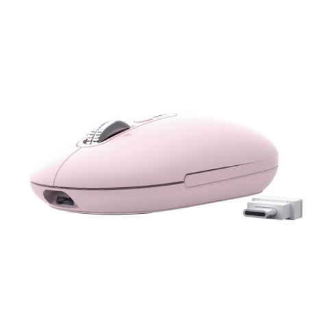 Mouse Trust Wireless Seron Hypscroll Slim 400-2400dpi 6 Botones Recargable Fsc Grs Rosa