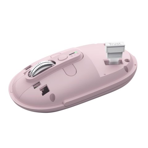 Mouse Trust Wireless Seron Hypscroll Slim 400-2400dpi 6 Botones Recargable Fsc Grs Rosa