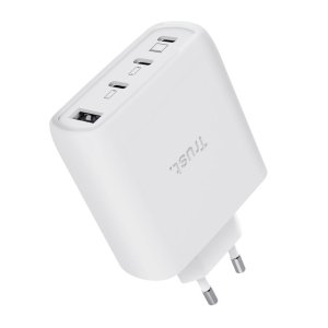 Cargador Usb Gan Trust Maxo 65w 3xusb-c Pd 1xusb-a Incluye Cable Usb-c 2m Blanco 2