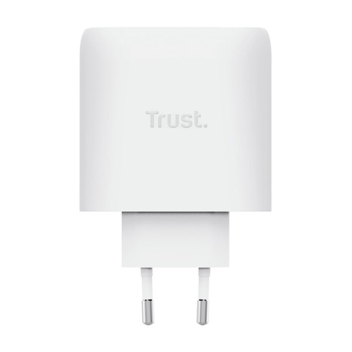 Cargador Usb Gan Trust Maxo 65w 3xusb-c Pd 1xusb-a Incluye Cable Usb-c 2m Blanco