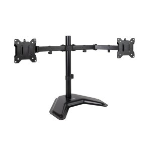 Soporte De Mesa Con Base Tooq Db1702tn-b Para 1 Pantalla 17"-32" Gira Incli 2 Brazos Negro