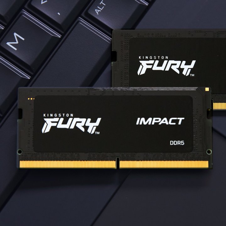 Ddr5 16gb 5600mhz Kingston Fury Impact Black Pnp Cl40 Kf556s40ib-16