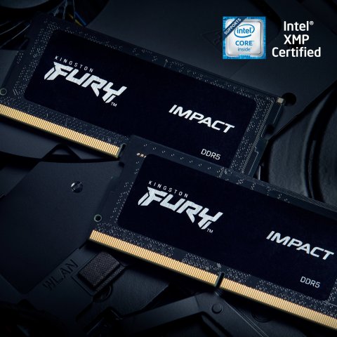 Ddr5 16gb 5600mhz Kingston Fury Impact Black Pnp Cl40 Kf556s40ib-16