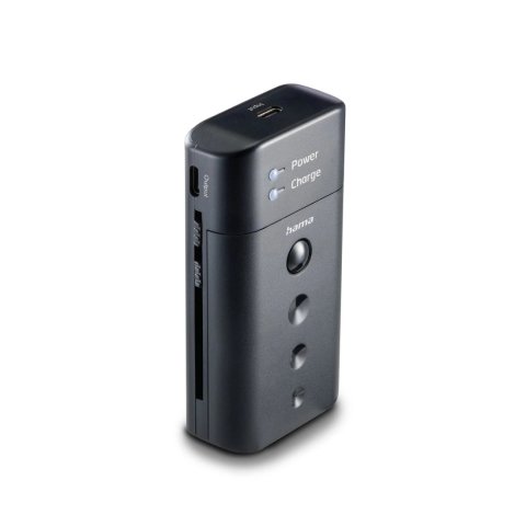 Cargador Pilas Recargables Hama Delta Travel Universal Baterias De Litio Y Nimh Usb-c Color Negro