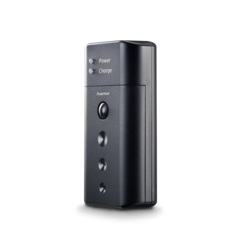 Cargador Pilas Recargables Hama Delta Travel Universal Baterias De Litio Y Nimh Usb-c Color Negro