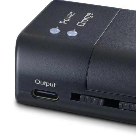 Cargador Pilas Recargables Hama Delta Travel Universal Baterias De Litio Y Nimh Usb-c Color Negro