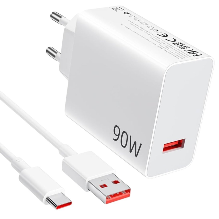 Cargador Usb Xiaomi 90w Hyper Charging Combo Type-a