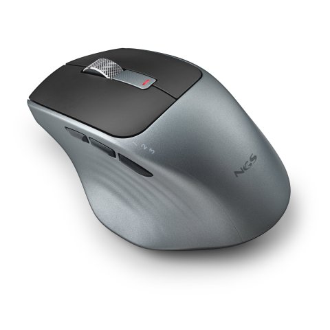 Mouse Ngs Wireless Lush-rb 2.4 Bt 1600dpi 6 Botones Recargable Silencioso Multidispositivo Negro