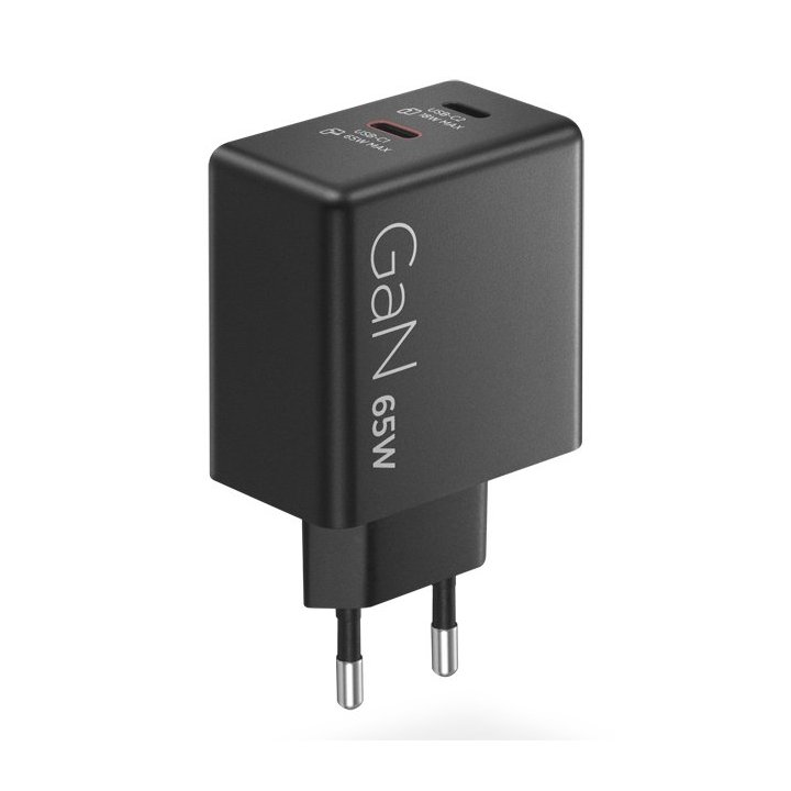 Cargador Universal Lenovo Usb-c  65w Portatil, Smartphone. Dos Puertos Usb-c