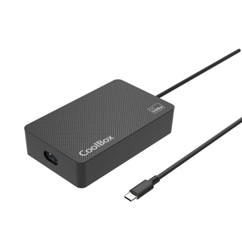 Cargador Usb Gan Coolbox Nb100-uc 100w 1xusb-c Pd 3.0 Proteccion Circuito Color Negro