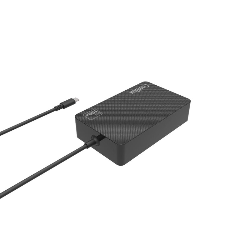 Cargador Usb Gan Coolbox Nb100-uc 100w 1xusb-c Pd 3.0 Proteccion Circuito Color Negro