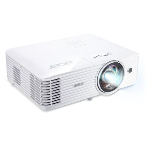 Proyector Acer S1386whn, Dlp 3d, Wxga, 3600lm, 20000 1, Hdmi, Rj45, Short Throw 0.5, 2.7kg, Euro Eme Corta Distancia